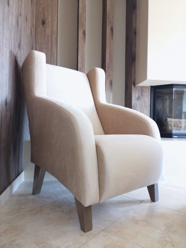 modern armchair